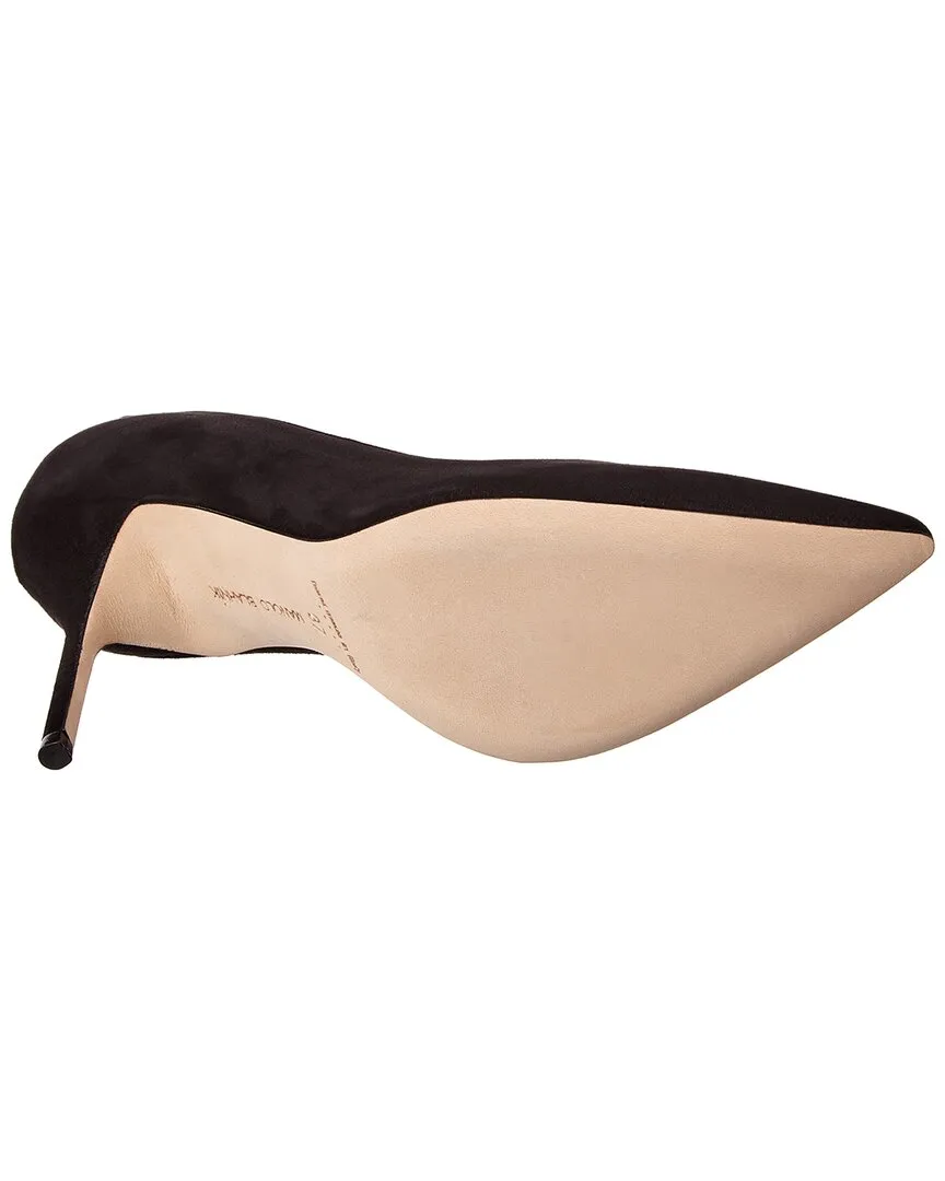 Manolo Blahnik BB 90 Suede Pump Shoes_Manolo-Blahnik
