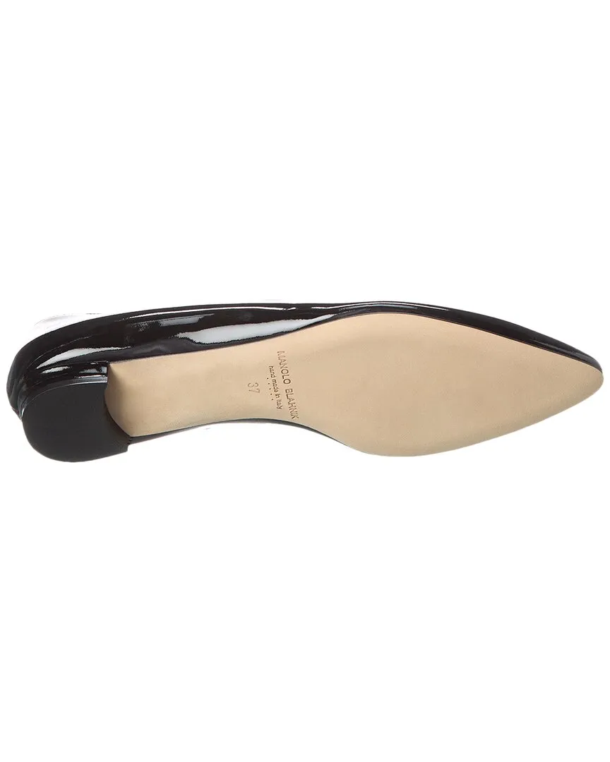 Manolo Blahnik BB Patent Flat Shoes_Manolo-Blahnik