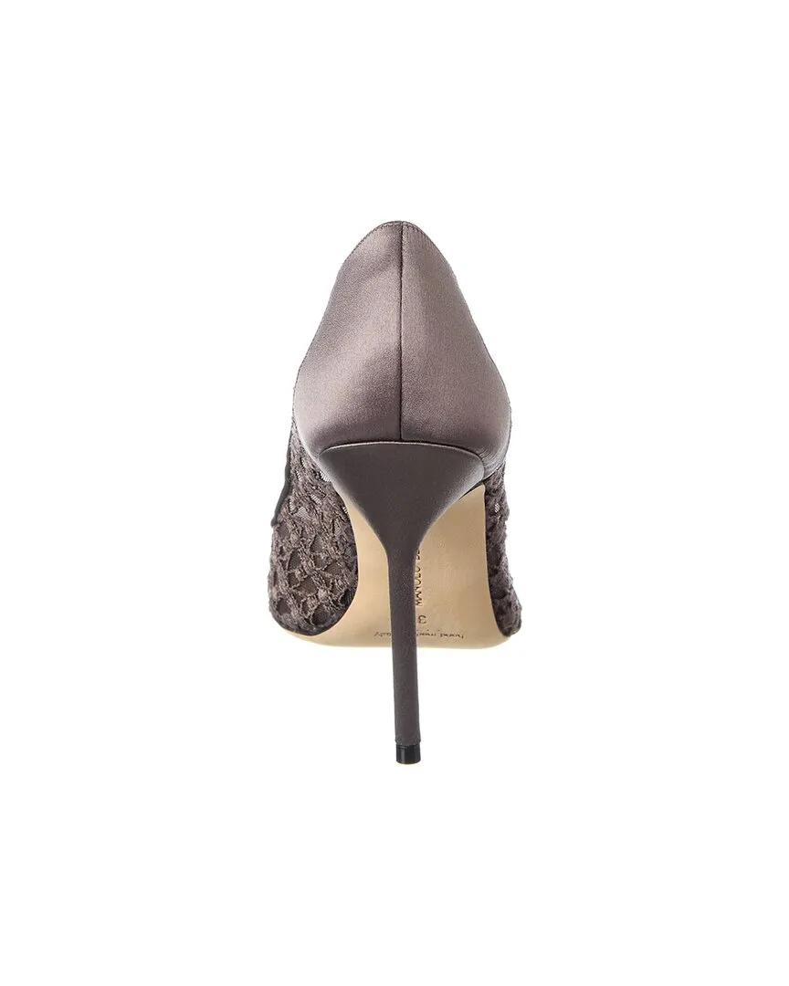 Manolo Blahnik BBLA 105 Lace & Satin Pump Shoes_Manolo-Blahnik