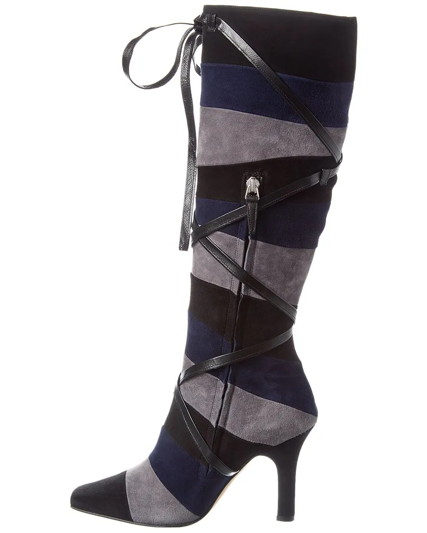 Manolo Blahnik Borneo 105 Suede Knee-High Boot Shoes_Manolo-Blahnik