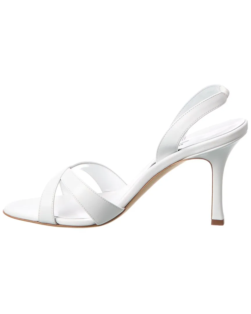 Manolo Blahnik Callasli 90 Leather Slingback Sandal Shoes_Manolo-Blahnik