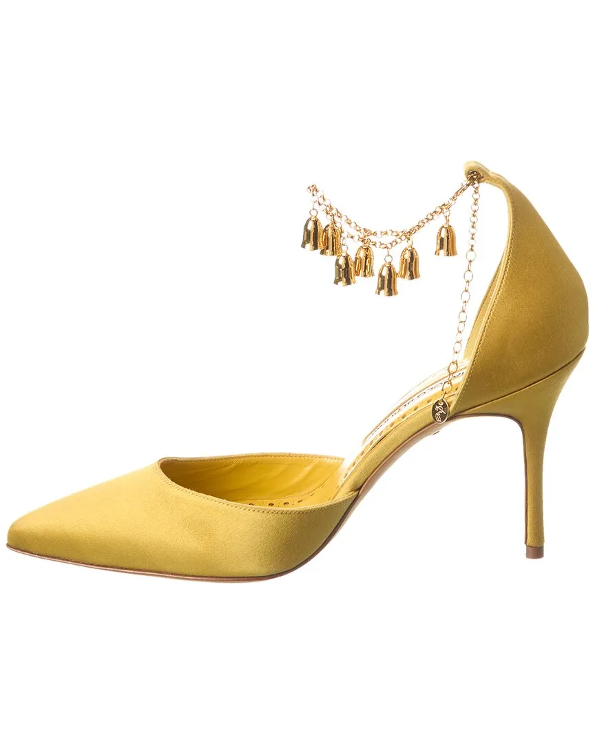 Manolo Blahnik Campanilla 90 Satin Pump Shoes_Manolo-Blahnik