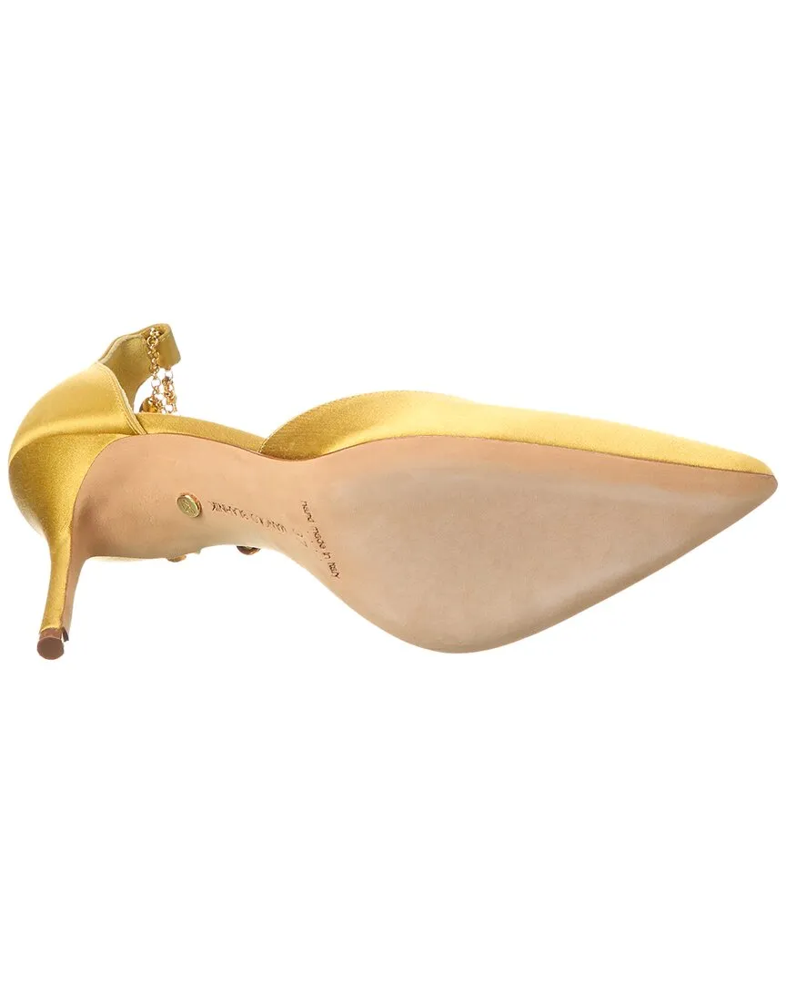 Manolo Blahnik Campanilla 90 Satin Pump Shoes_Manolo-Blahnik