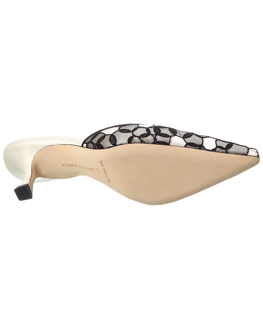 Manolo Blahnik Carolyne 70 Satin Mule Shoes_Manolo-Blahnik