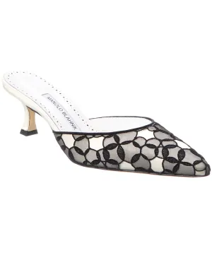 Manolo Blahnik Carolyne 70 Satin Mule Shoes_Manolo-Blahnik