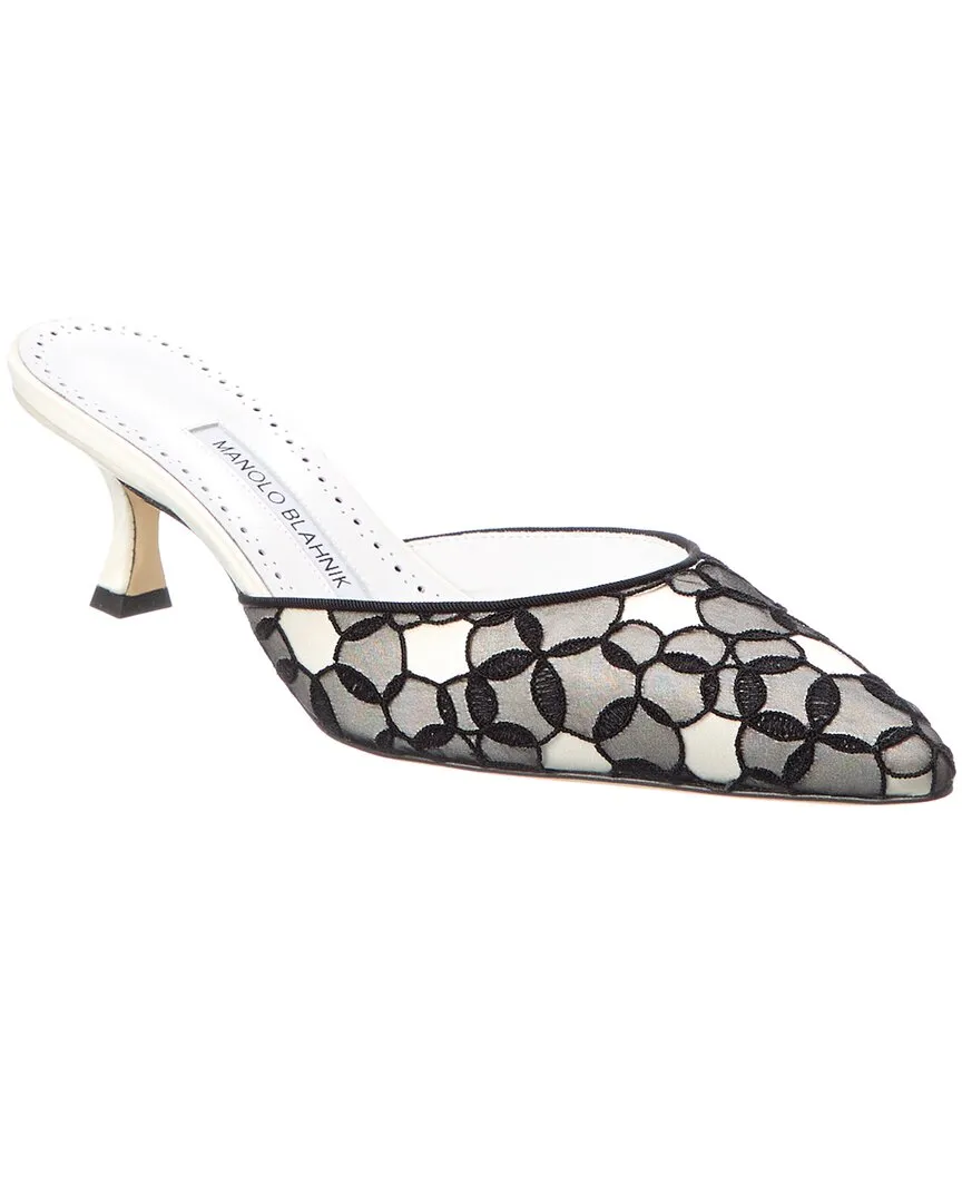 Manolo Blahnik Carolyne 70 Satin Mule Shoes_Manolo-Blahnik