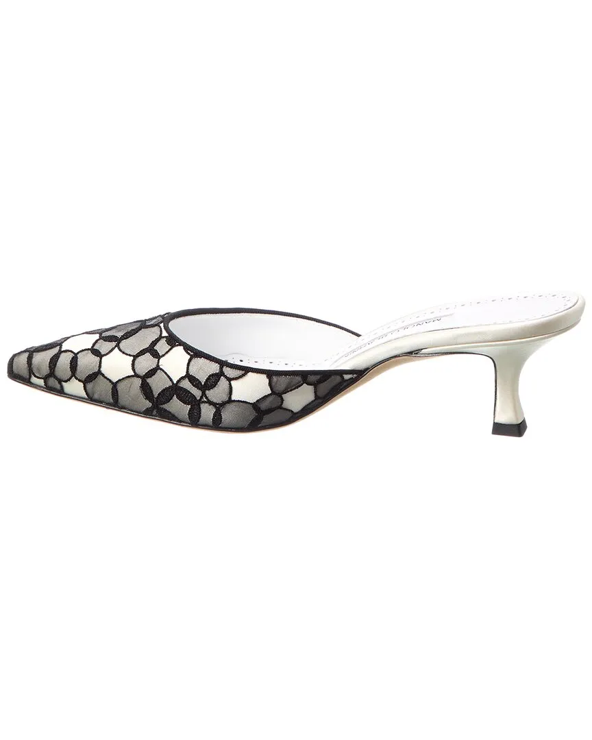 Manolo Blahnik Carolyne 70 Satin Mule Shoes_Manolo-Blahnik
