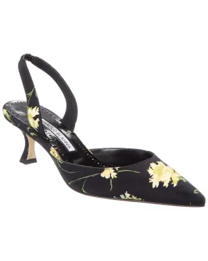 Manolo Blahnik Carolyne 70 Satin Slingback Pump Shoes_Manolo-Blahnik