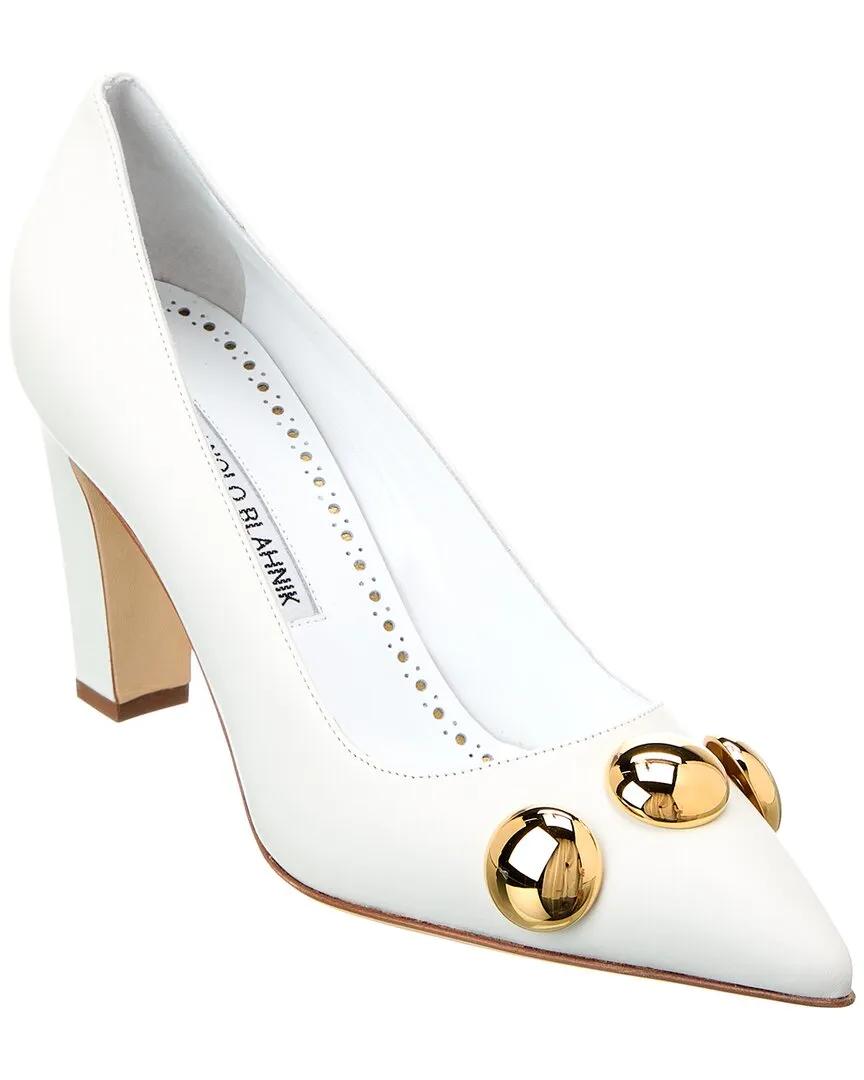 Manolo Blahnik Chappa 90 Leather Pump Shoes_Manolo-Blahnik
