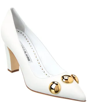Manolo Blahnik Chappa 90 Leather Pump Shoes_Manolo-Blahnik