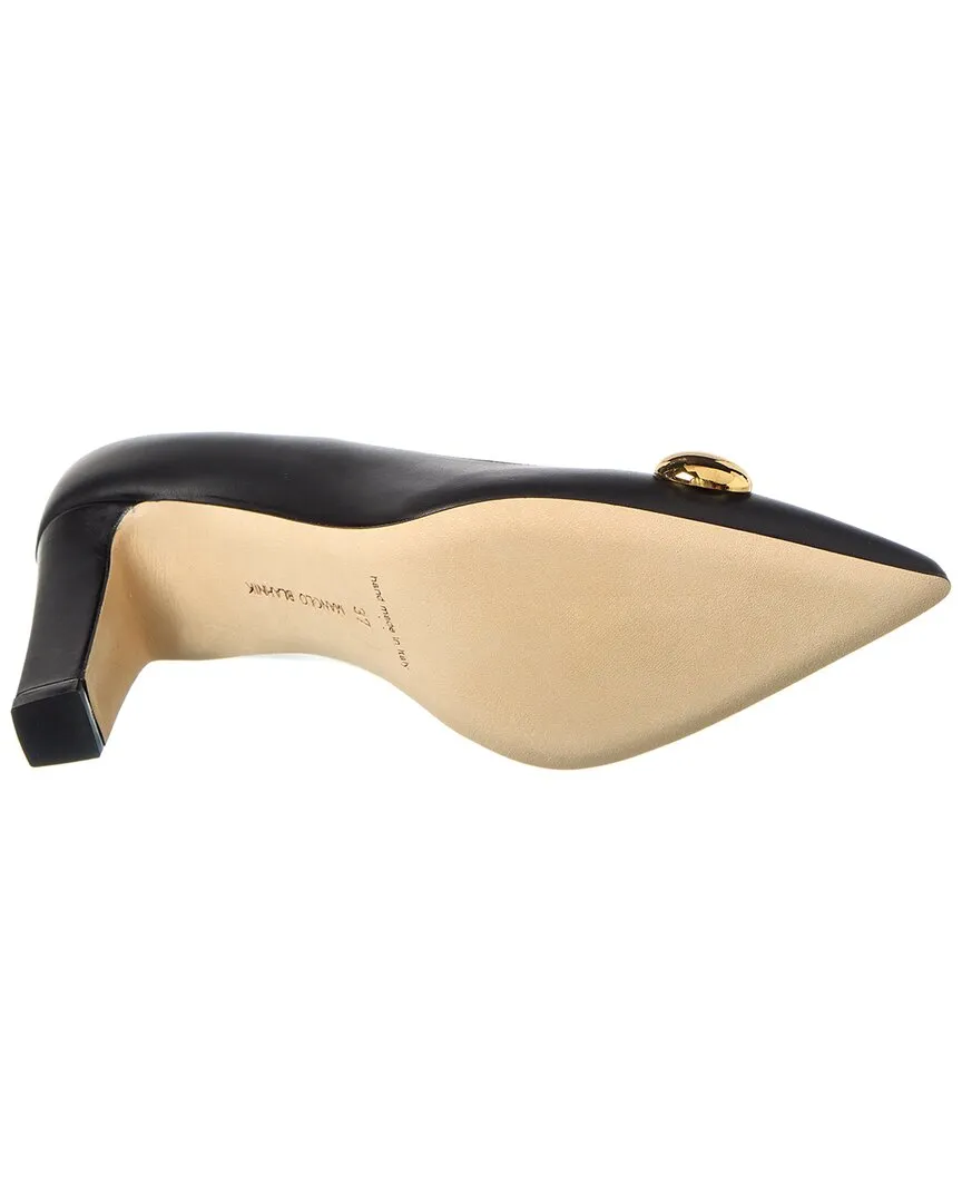 Manolo Blahnik Chappa 90 Leather Pump Shoes_Manolo-Blahnik