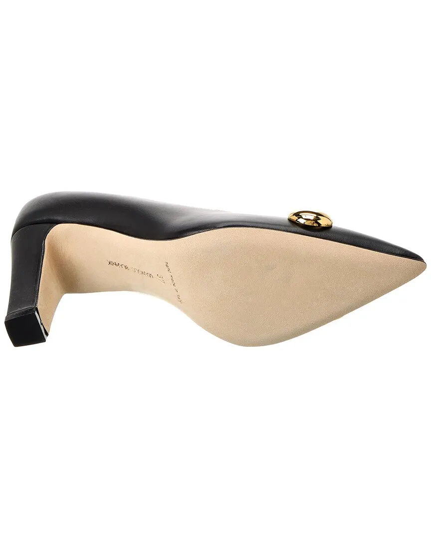 Manolo Blahnik Chappa 90 Leather Pump Shoes_Manolo-Blahnik