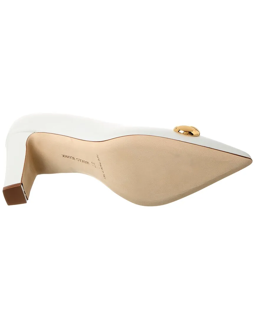 Manolo Blahnik Chappa 90 Leather Pump Shoes_Manolo-Blahnik