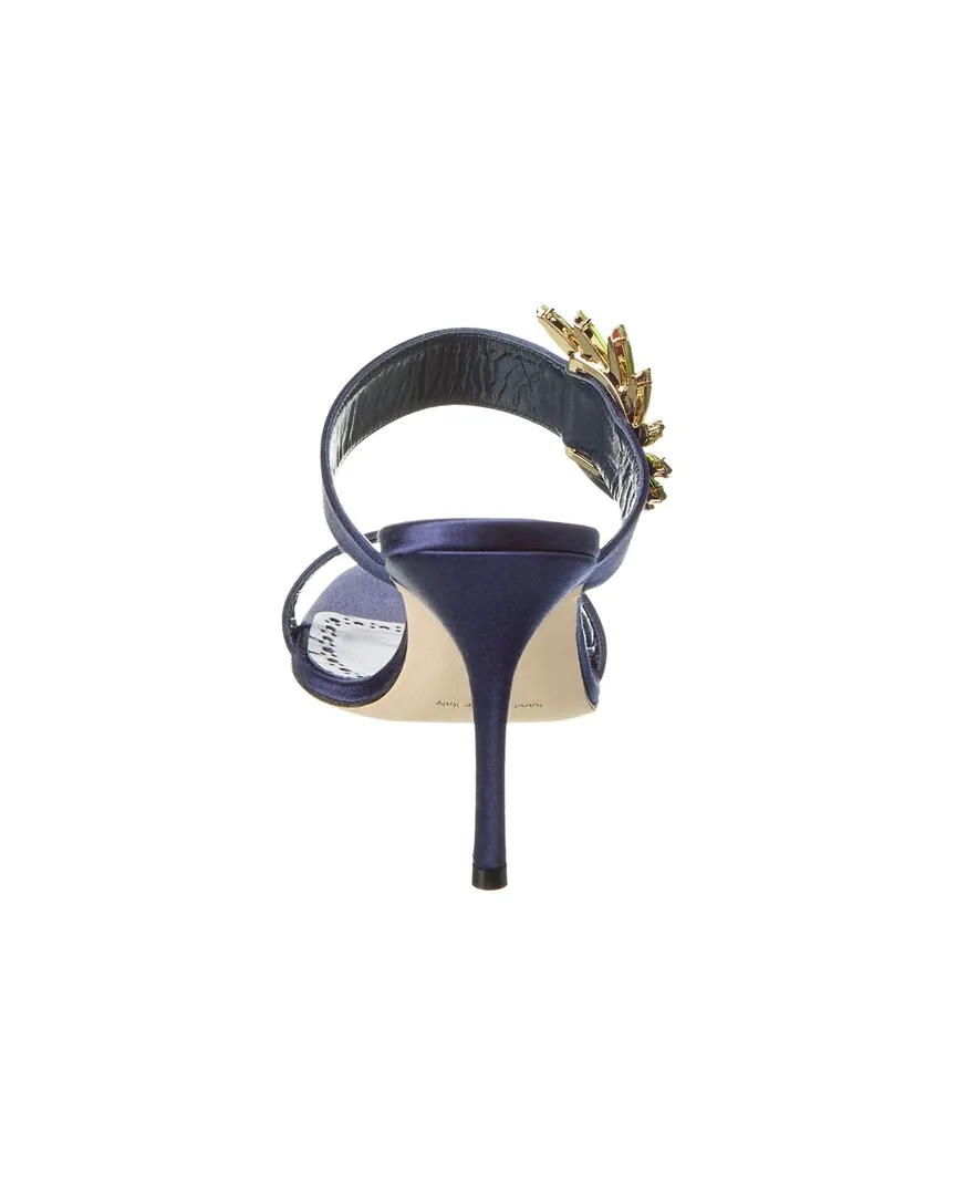 Manolo Blahnik Chivela 90 Satin Sandal Shoes_Manolo-Blahnik