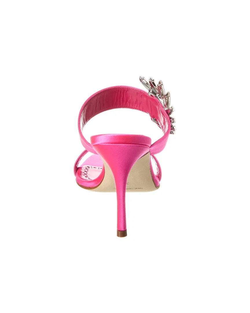 Manolo Blahnik Chivela 90 Satin Sandal Shoes_Manolo-Blahnik