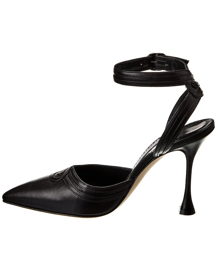 Manolo Blahnik Chonga 105 Leather Pump Shoes_Manolo-Blahnik