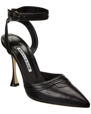 Manolo Blahnik Chonga 105 Leather Pump Shoes_Manolo-Blahnik