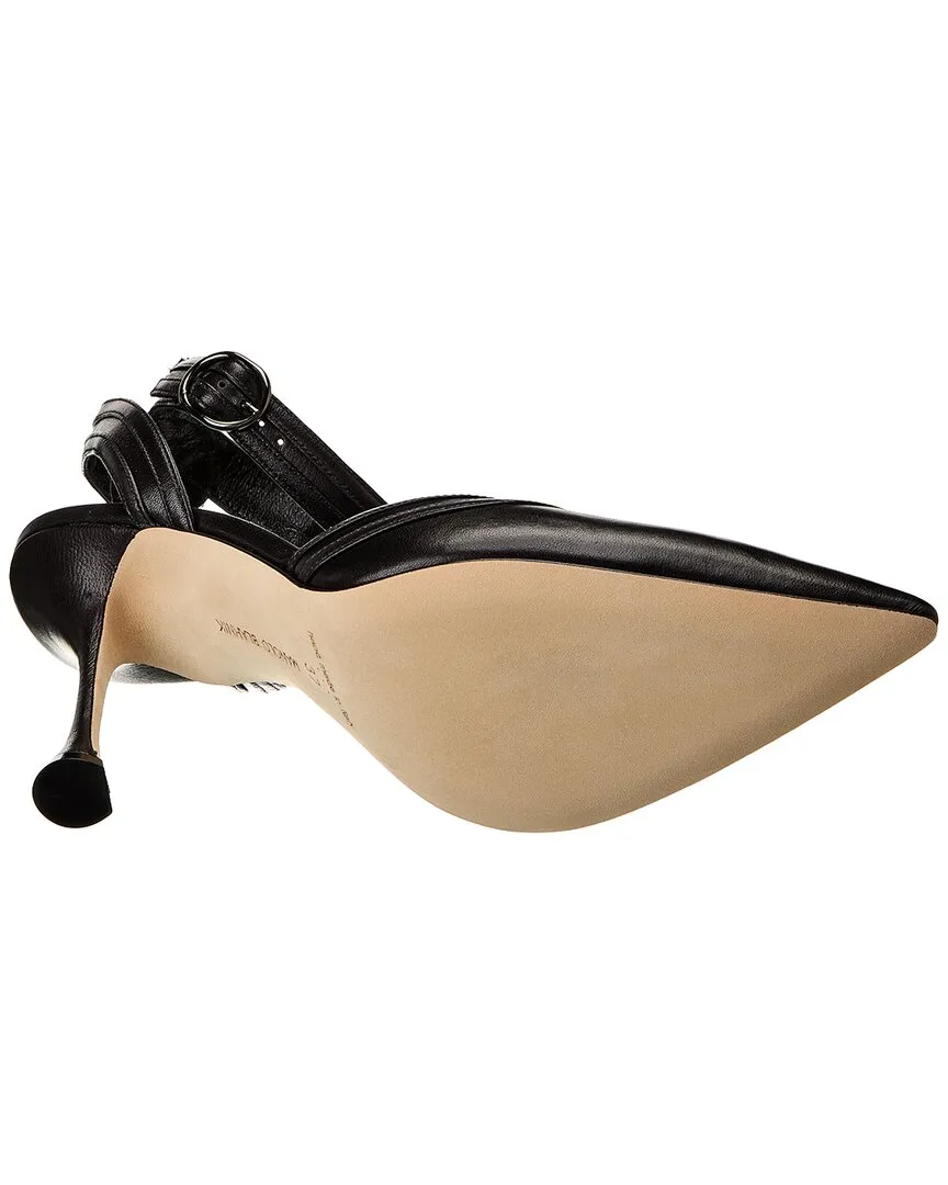 Manolo Blahnik Chonga 105 Leather Pump Shoes_Manolo-Blahnik