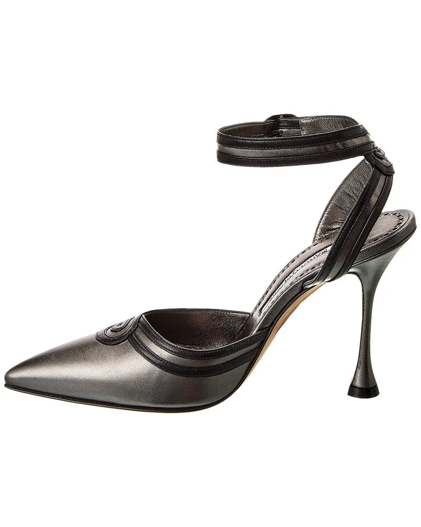 Manolo Blahnik Chonga 105 Leather Pump Shoes_Manolo-Blahnik