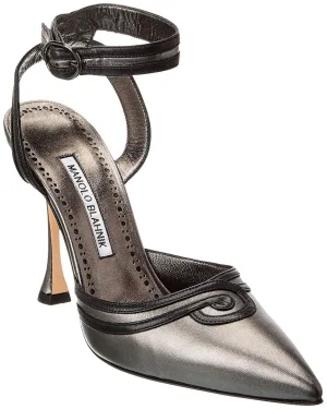 Manolo Blahnik Chonga 105 Leather Pump Shoes_Manolo-Blahnik