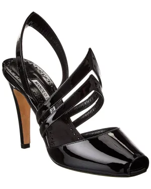 Manolo Blahnik Develi 105 Leather Sandal Shoes_Manolo-Blahnik