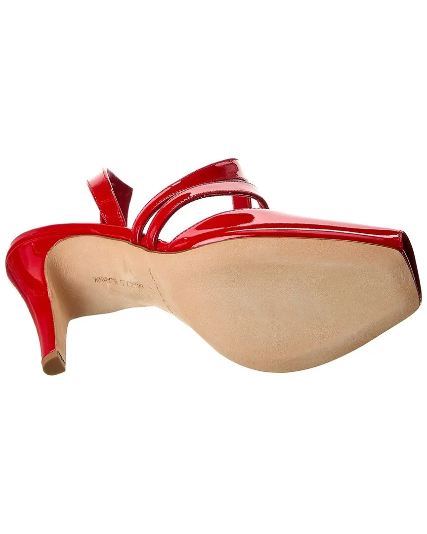 Manolo Blahnik Develi 105 Patent Slingback Sandal Shoes_Manolo-Blahnik