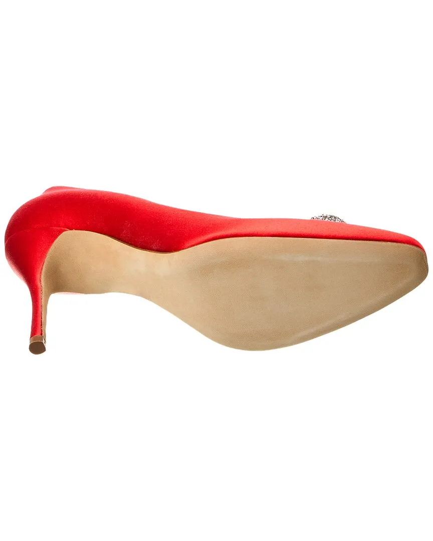 Manolo Blahnik Elbolita 90 Satin Pump Shoes_Manolo-Blahnik