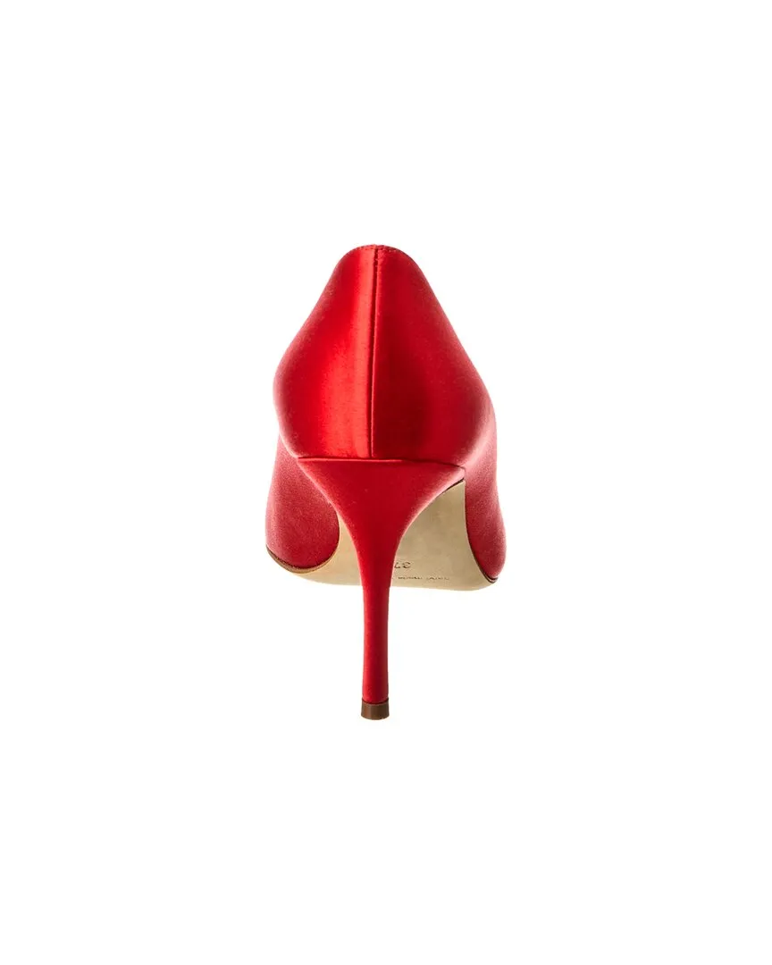 Manolo Blahnik Elbolita 90 Satin Pump Shoes_Manolo-Blahnik