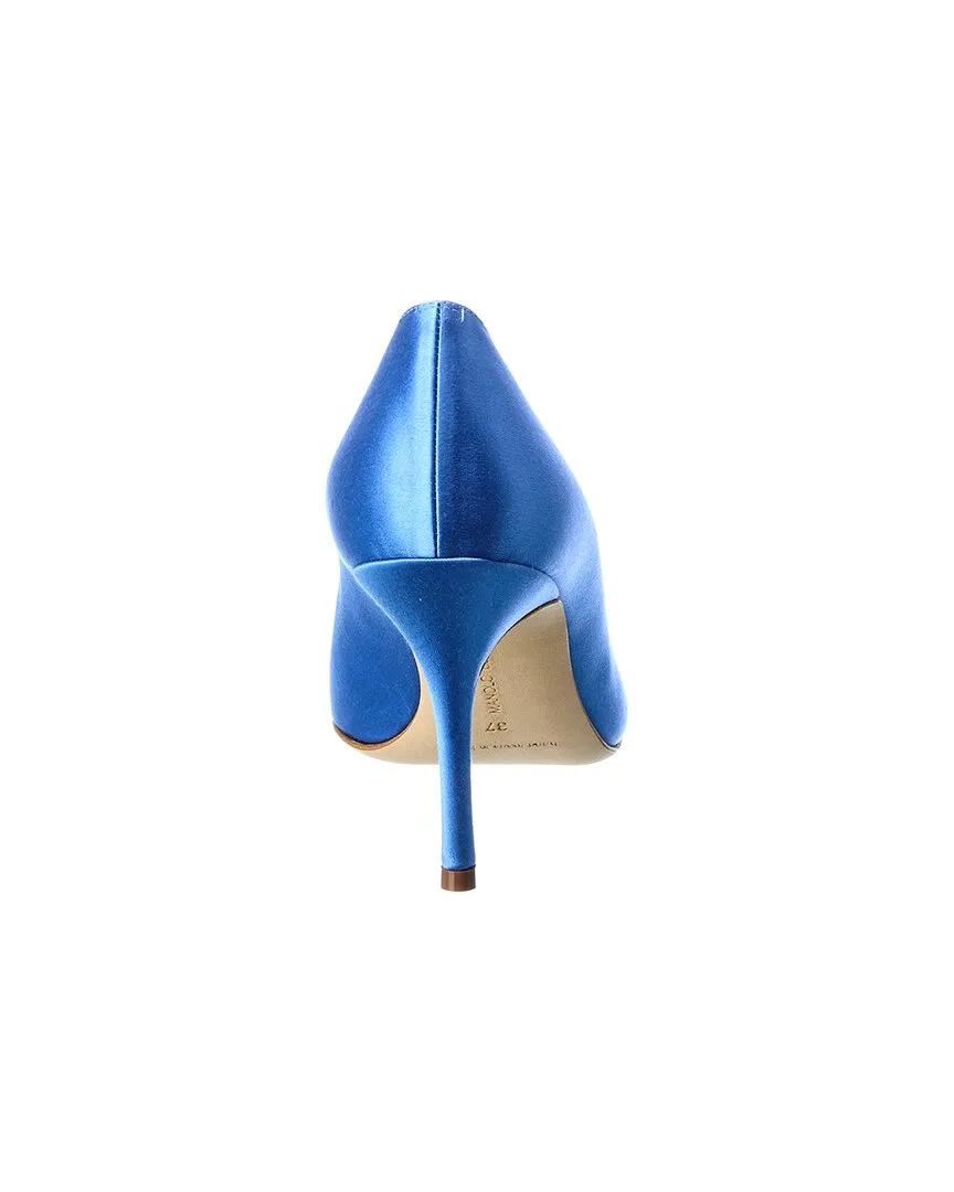 Manolo Blahnik Elbolita 90 Satin Pump Shoes_Manolo-Blahnik