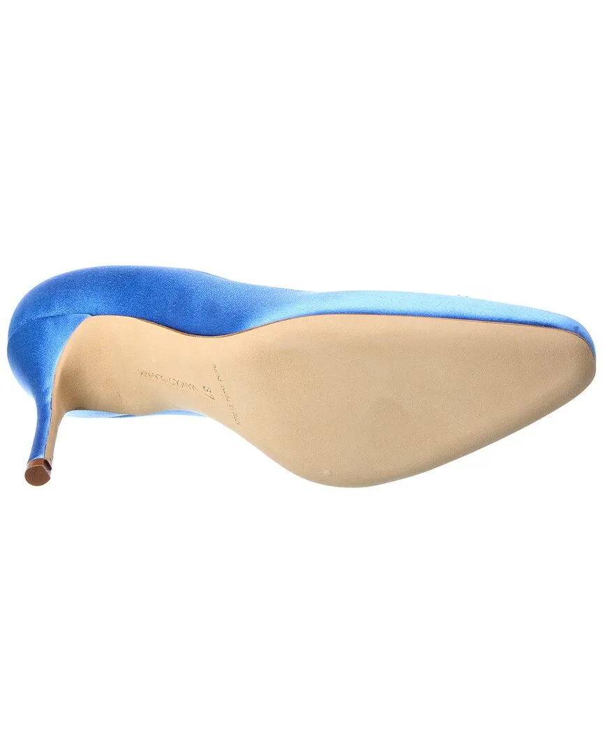 Manolo Blahnik Elbolita 90 Satin Pump Shoes_Manolo-Blahnik