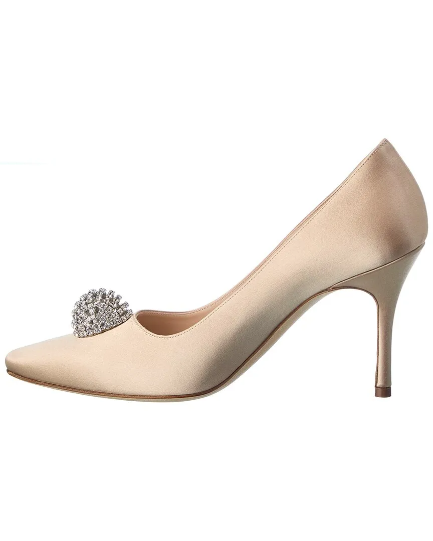 Manolo Blahnik Elbolita 90 Satin Pump Shoes_Manolo-Blahnik