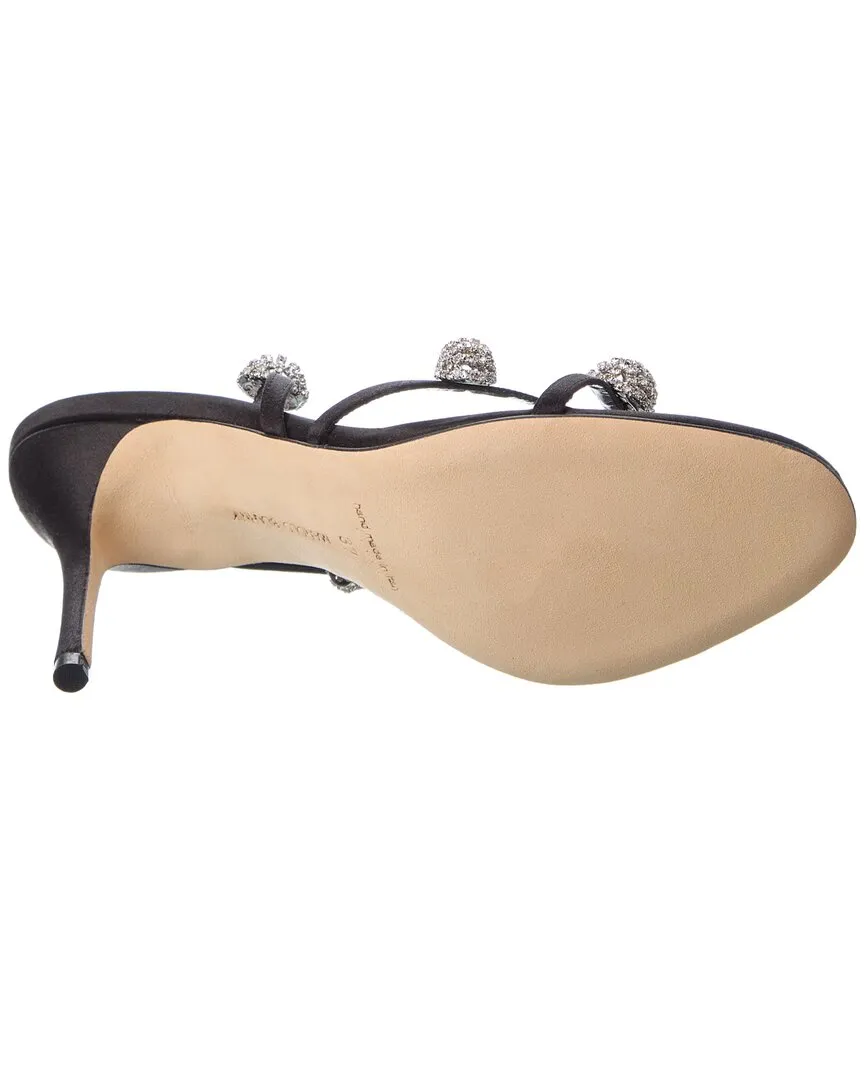 Manolo Blahnik Elsaka 90 Satin Sandal Shoes_Manolo-Blahnik