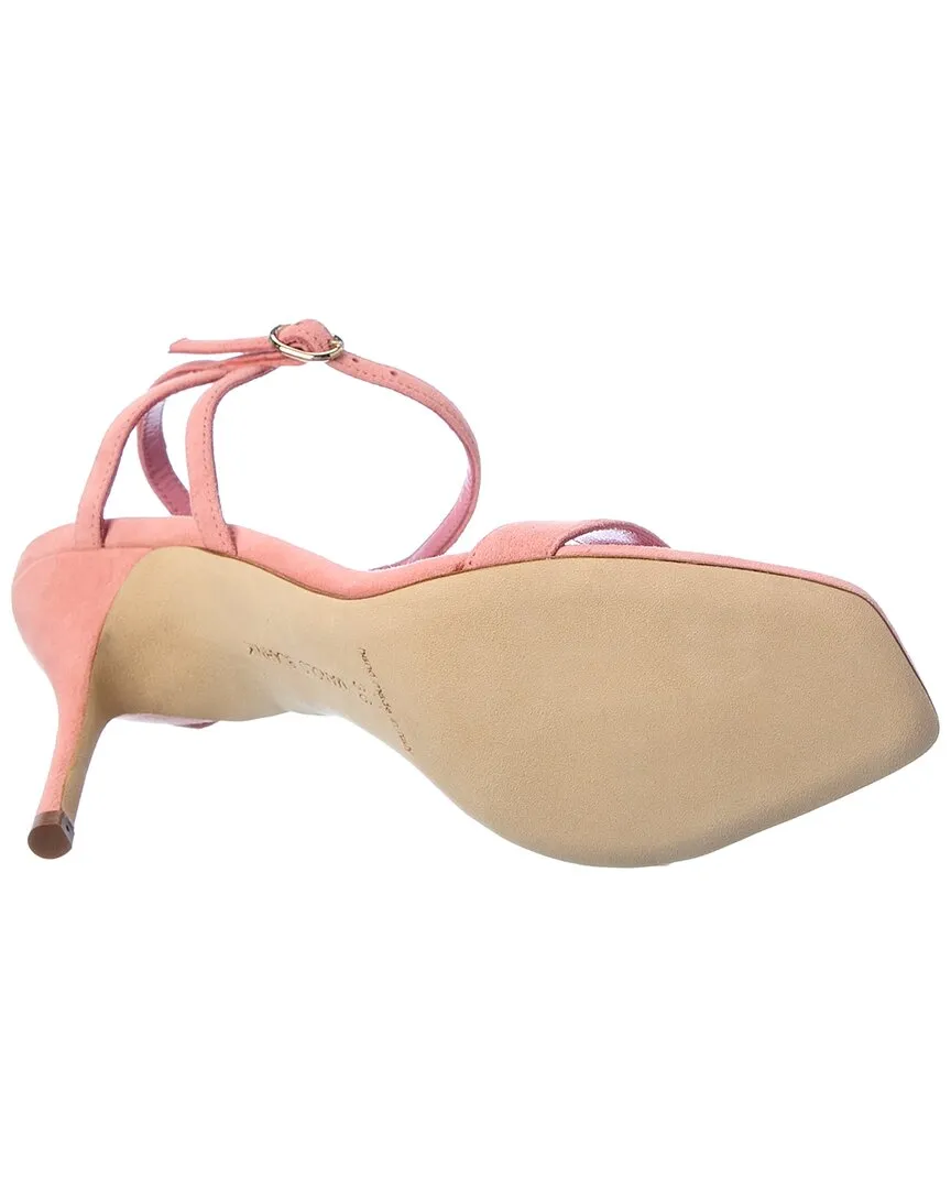 Manolo Blahnik Elvira 60 Suede Sandal Shoes_Manolo-Blahnik
