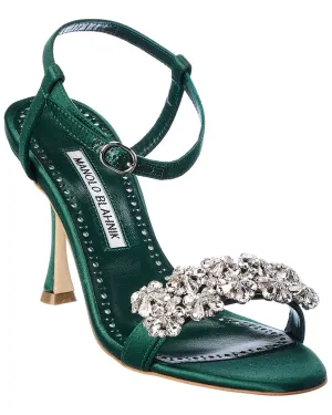 Manolo Blahnik Finah 90 Satin Sandal Shoes_Manolo-Blahnik