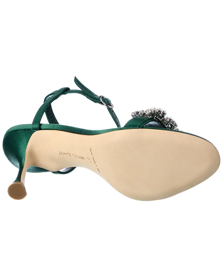 Manolo Blahnik Finah 90 Satin Sandal Shoes_Manolo-Blahnik