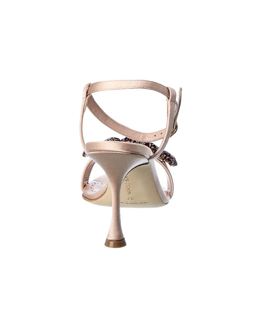 Manolo Blahnik Finah 90 Satin Sandal Shoes_Manolo-Blahnik