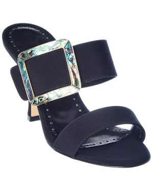 Manolo Blahnik Gable 90 Silk Sandal Shoes_Manolo-Blahnik