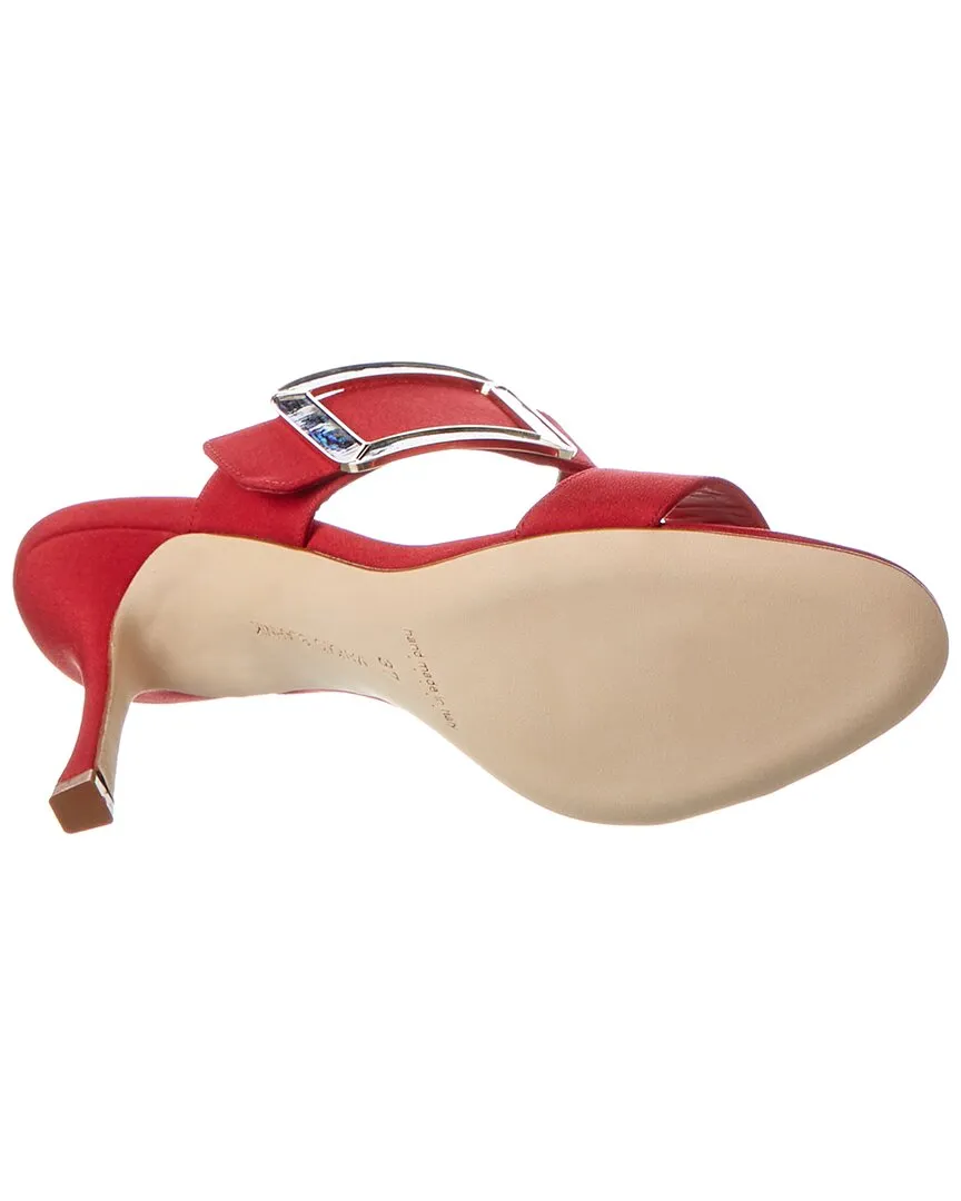 Manolo Blahnik Gable 90 Silk Sandal Shoes_Manolo-Blahnik