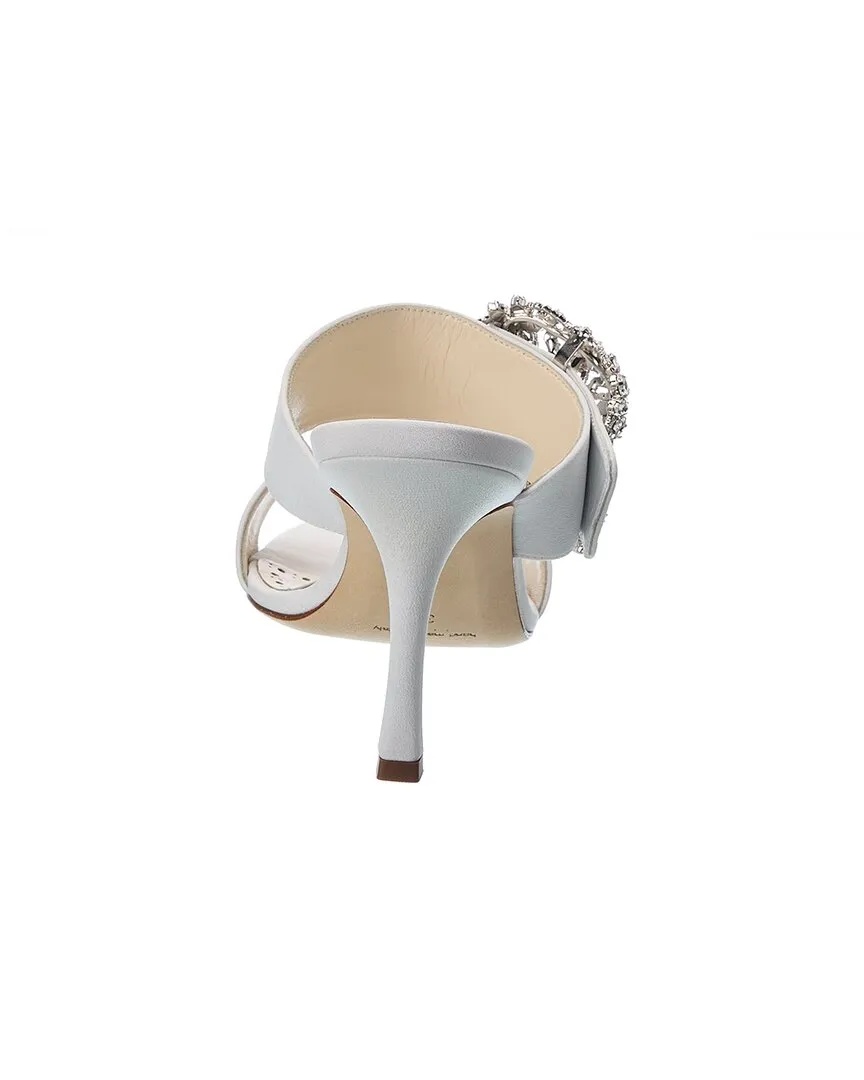 Manolo Blahnik Gable Jewel 90 Silk Sandal Shoes_Manolo-Blahnik