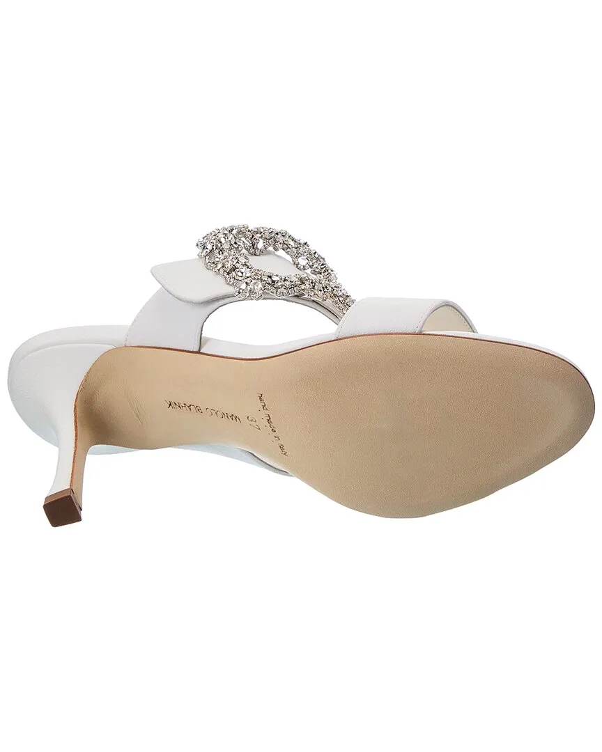 Manolo Blahnik Gable Jewel 90 Silk Sandal Shoes_Manolo-Blahnik