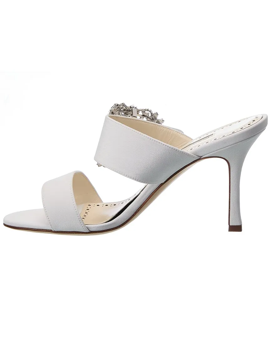 Manolo Blahnik Gable Jewel 90 Silk Sandal Shoes_Manolo-Blahnik
