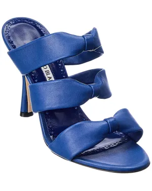 Manolo Blahnik Gyrica 105 Leather Sandal Shoes_Manolo-Blahnik