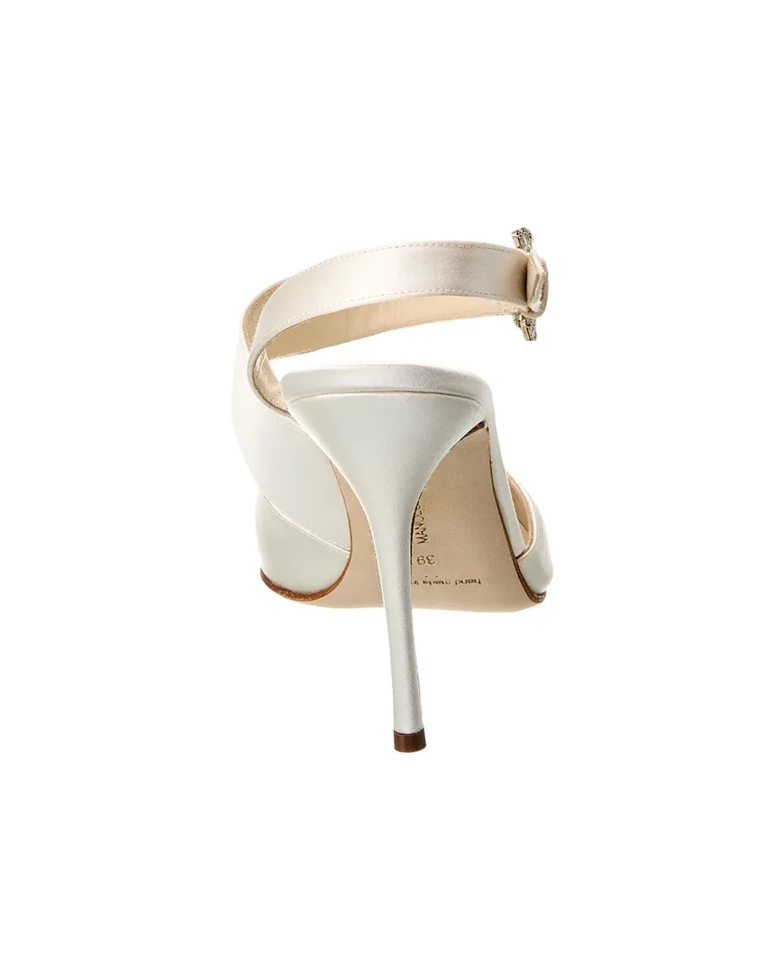 Manolo Blahnik Hafela 105 Satin Pump Shoes_Manolo-Blahnik