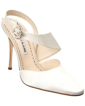 Manolo Blahnik Hafela 105 Satin Pump Shoes_Manolo-Blahnik