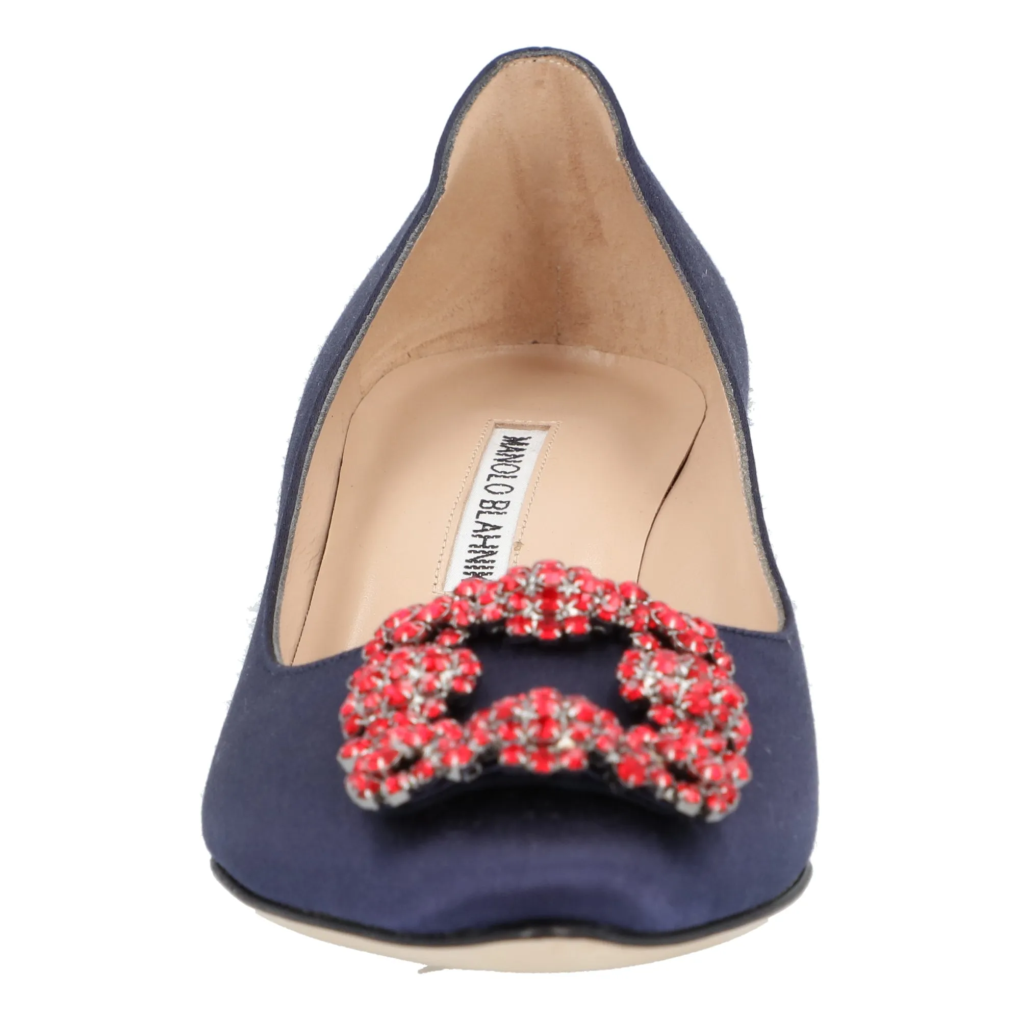 Manolo Blahnik Hangisi 050 Pump Blue Shoes_Manolo-Blahnik