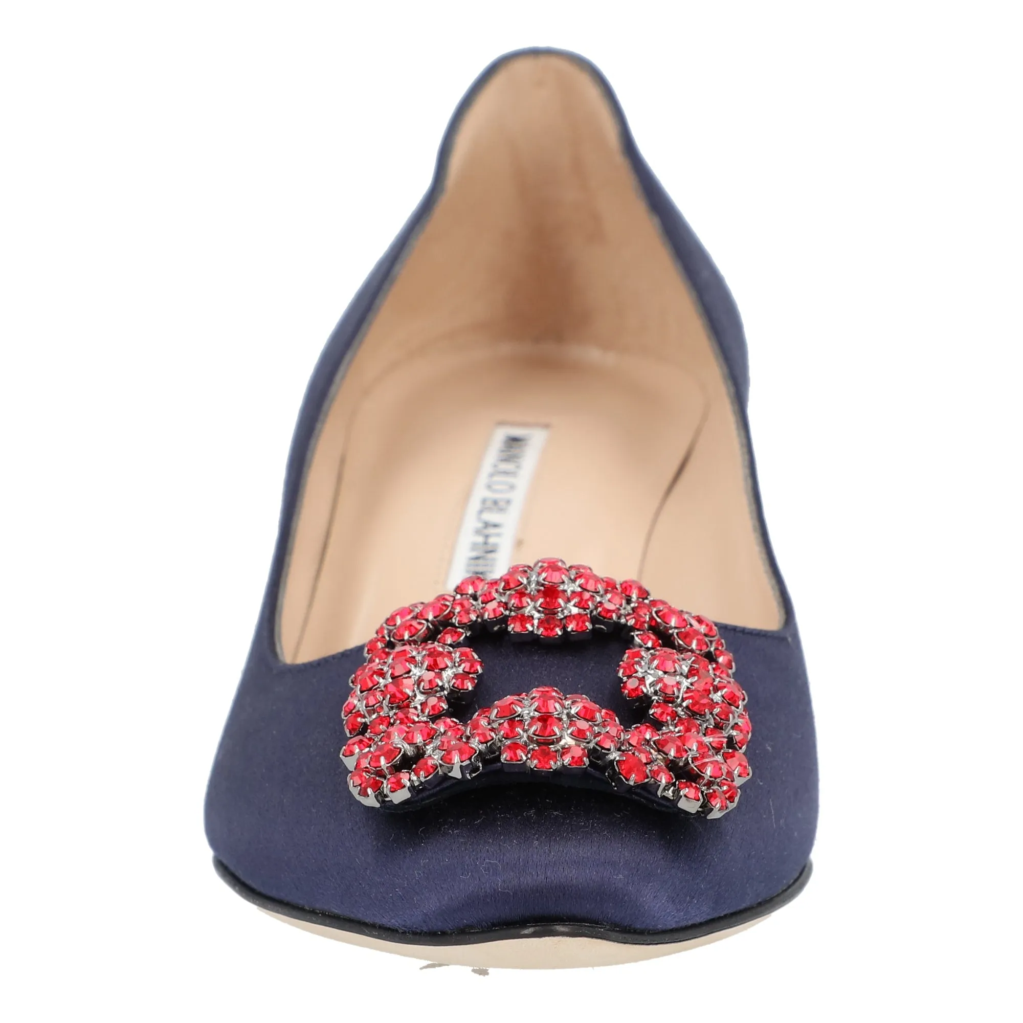 Manolo Blahnik Hangisi 050 Pump Blue Shoes_Manolo-Blahnik