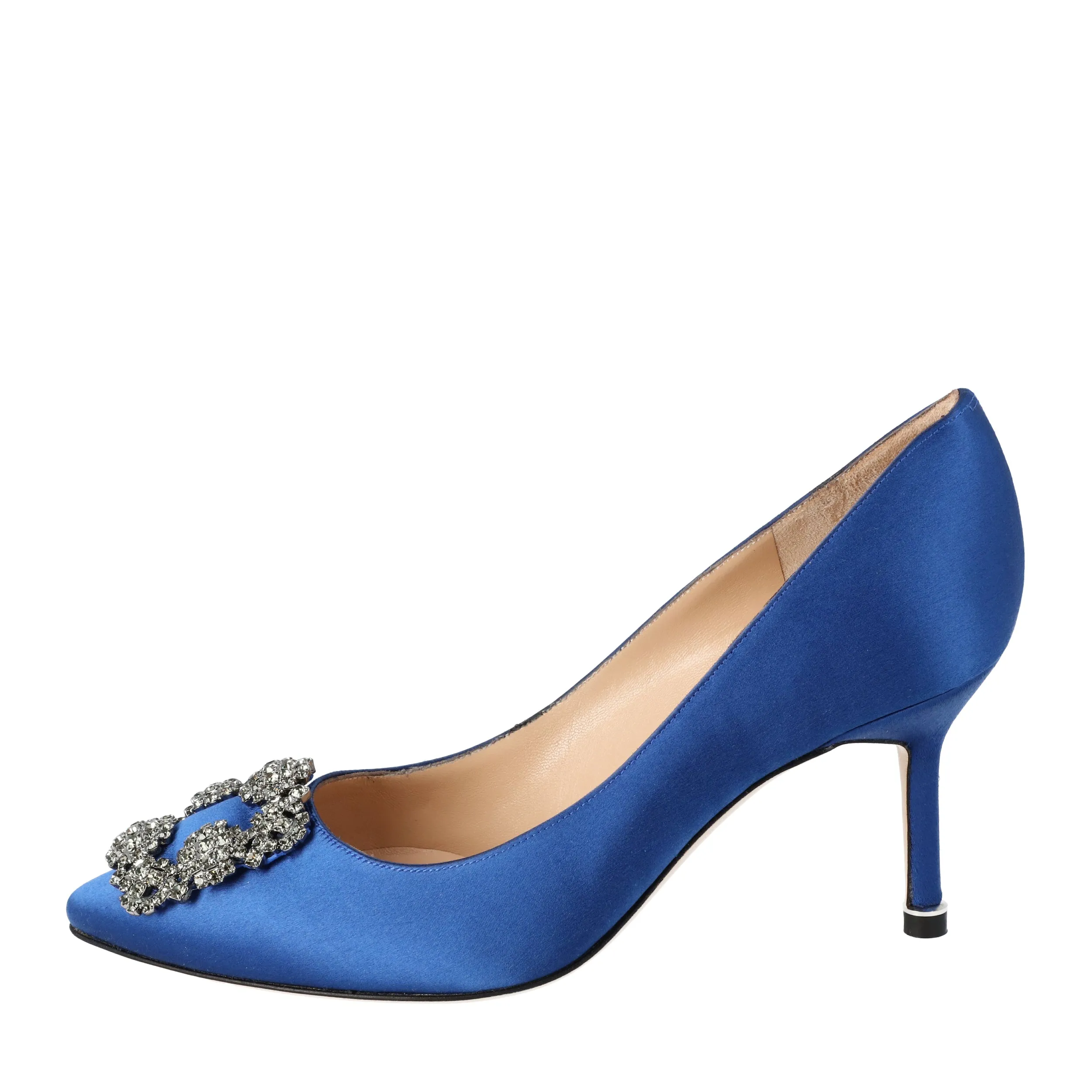 Manolo Blahnik Hangisi 070 Pump Blue Shoes_Manolo-Blahnik