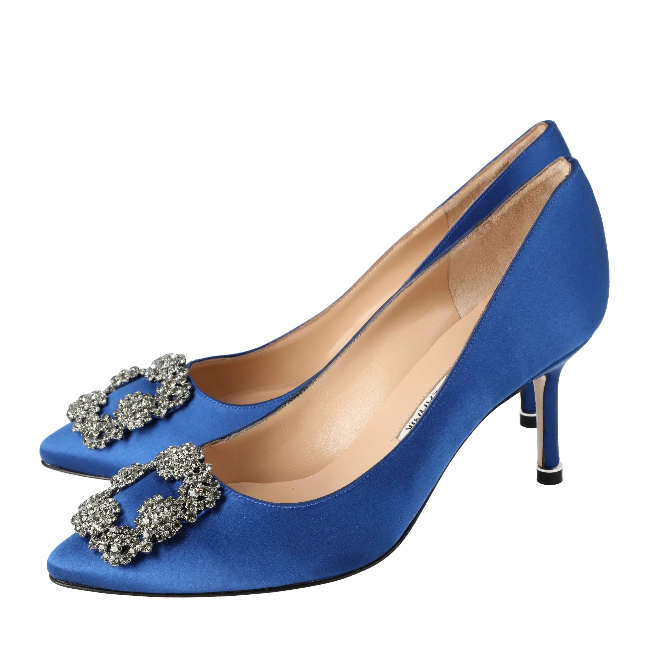 Manolo Blahnik Hangisi 070 Pump Blue Shoes_Manolo-Blahnik