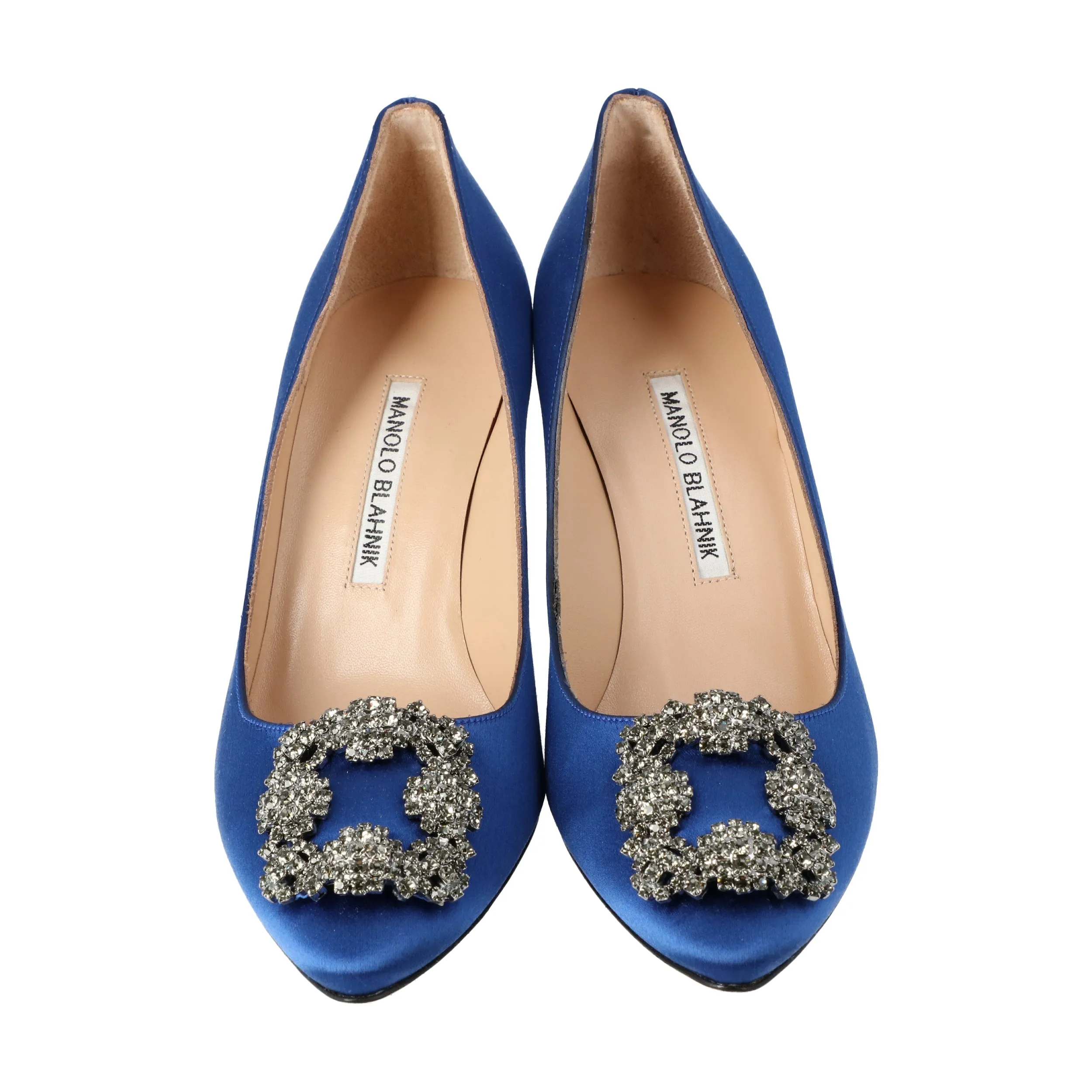Manolo Blahnik Hangisi 070 Pump Blue Shoes_Manolo-Blahnik