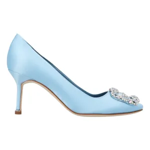 Manolo Blahnik Hangisi 070 Pump Blue Shoes_Manolo-Blahnik